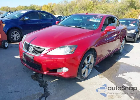 2011 Lexus Is 250C из США, поврежденный, VIN JTHFF2C25B2519472